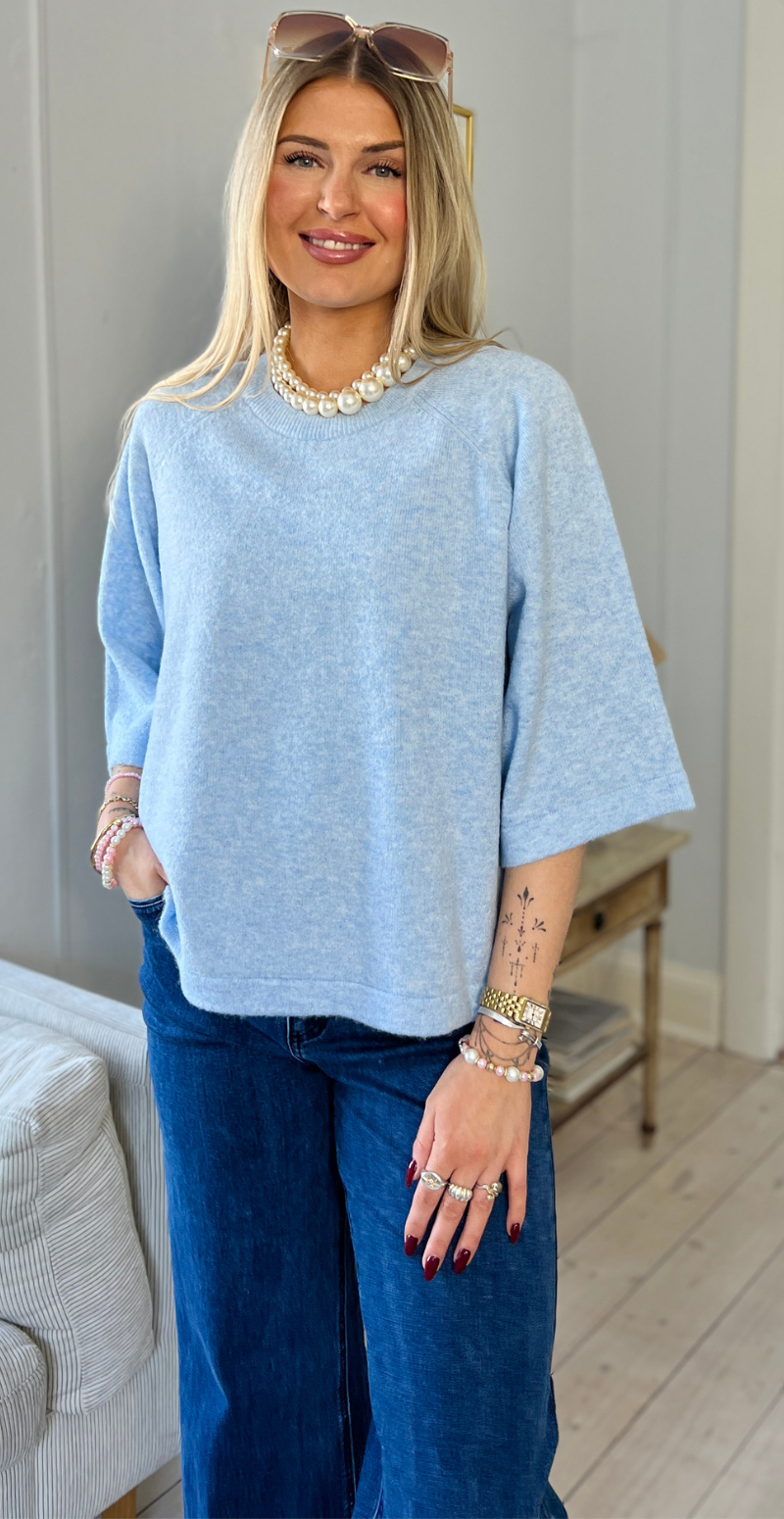 Orlean pullover lysblå LikeLondon