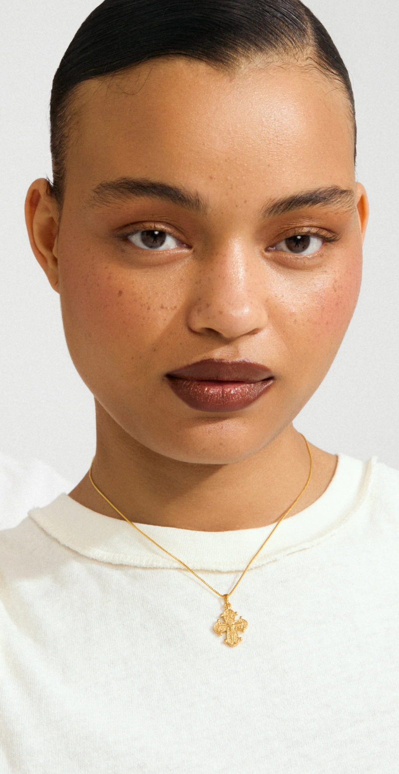 Dagmar halskæde guldbelagt Pilgrim