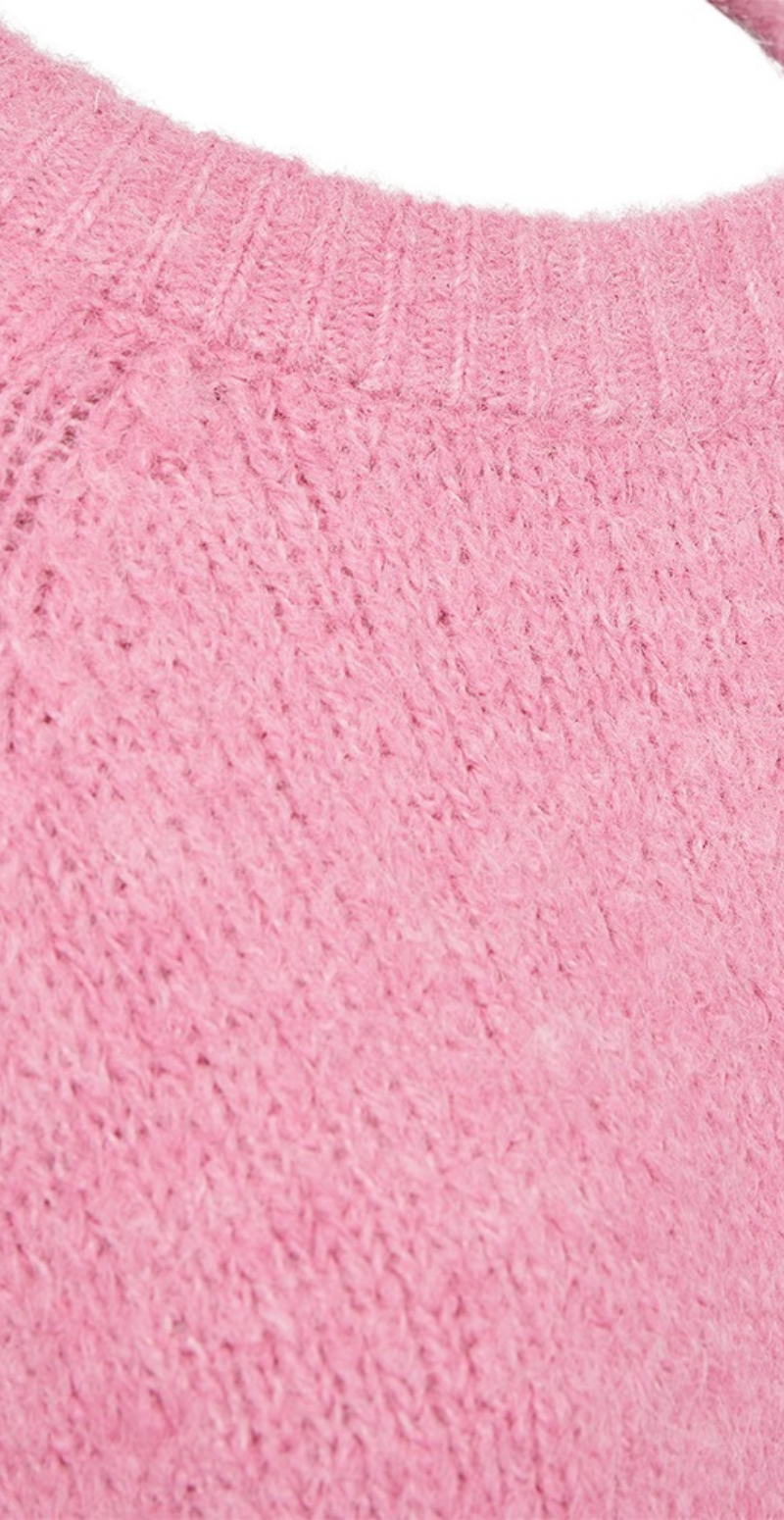 Lullo strik med 3/4 ærmer wild orchid melange FreeQuent