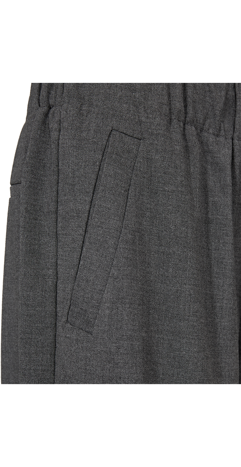 Arma Bukser dark grey melange