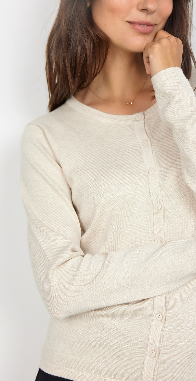 Dollie Cardigan Creme Soyaconcept