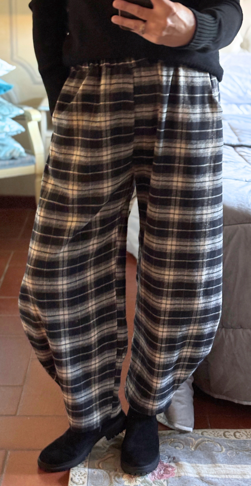 Sonya ternet barrel balloon bukser sort LikeLondon