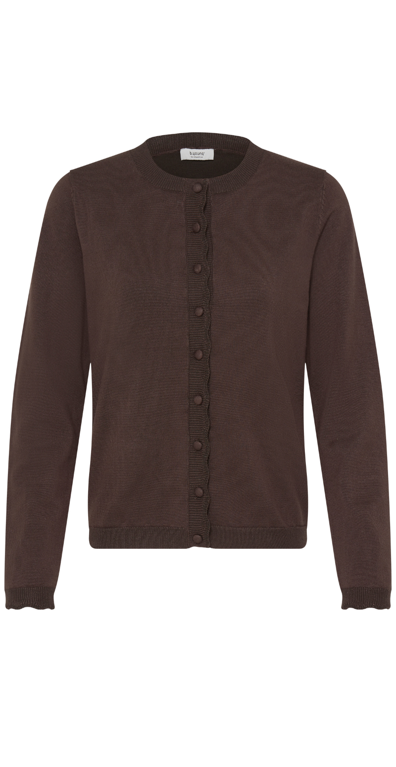 Morla Lurex cardigan java melange B.Young