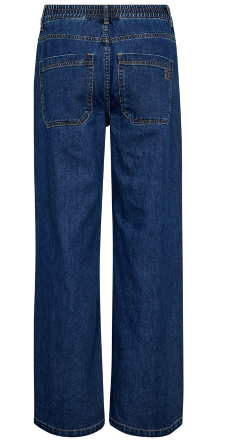 Rinna bukser medium blue denim