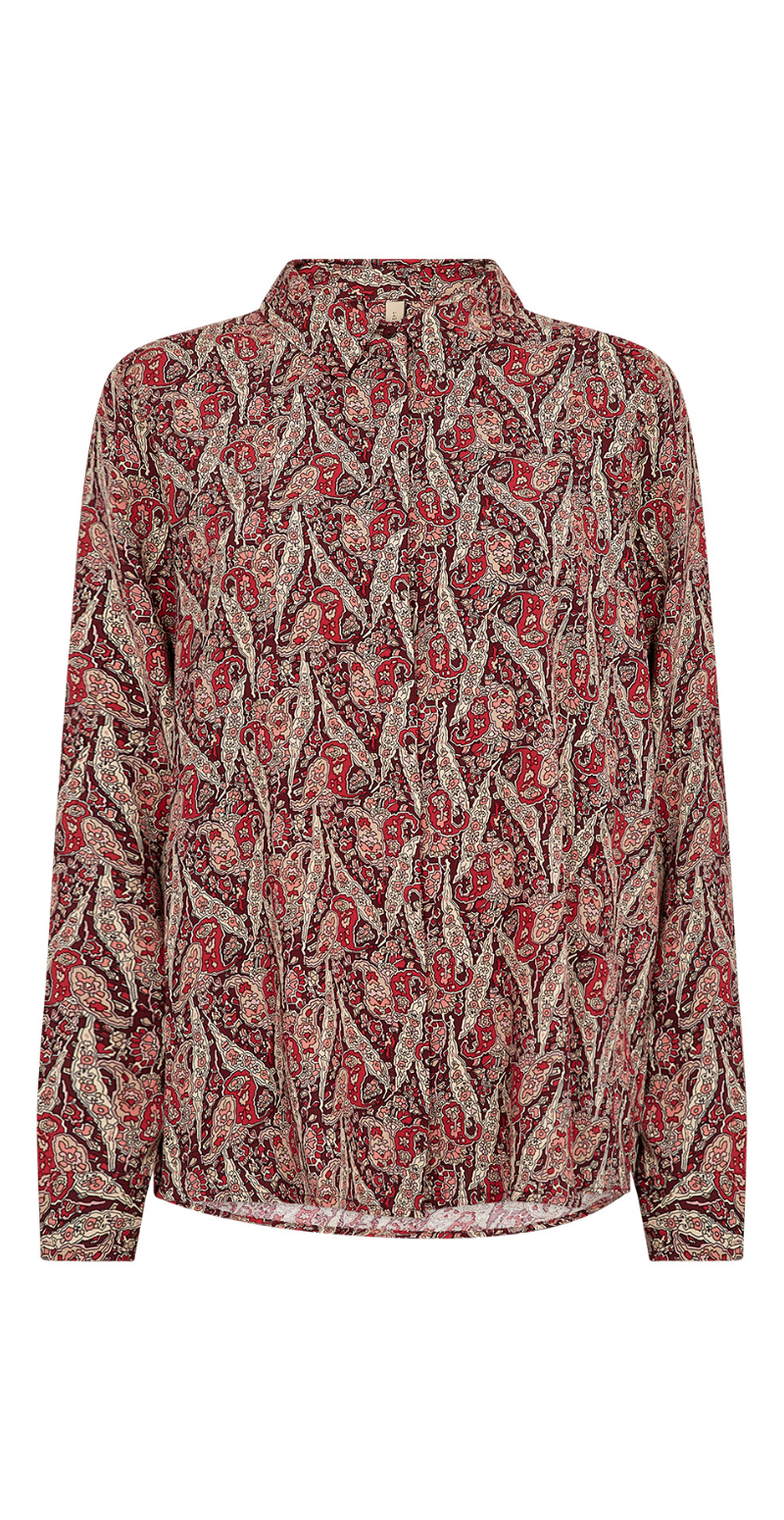 Ilya Bluse Rød Soyaconcept