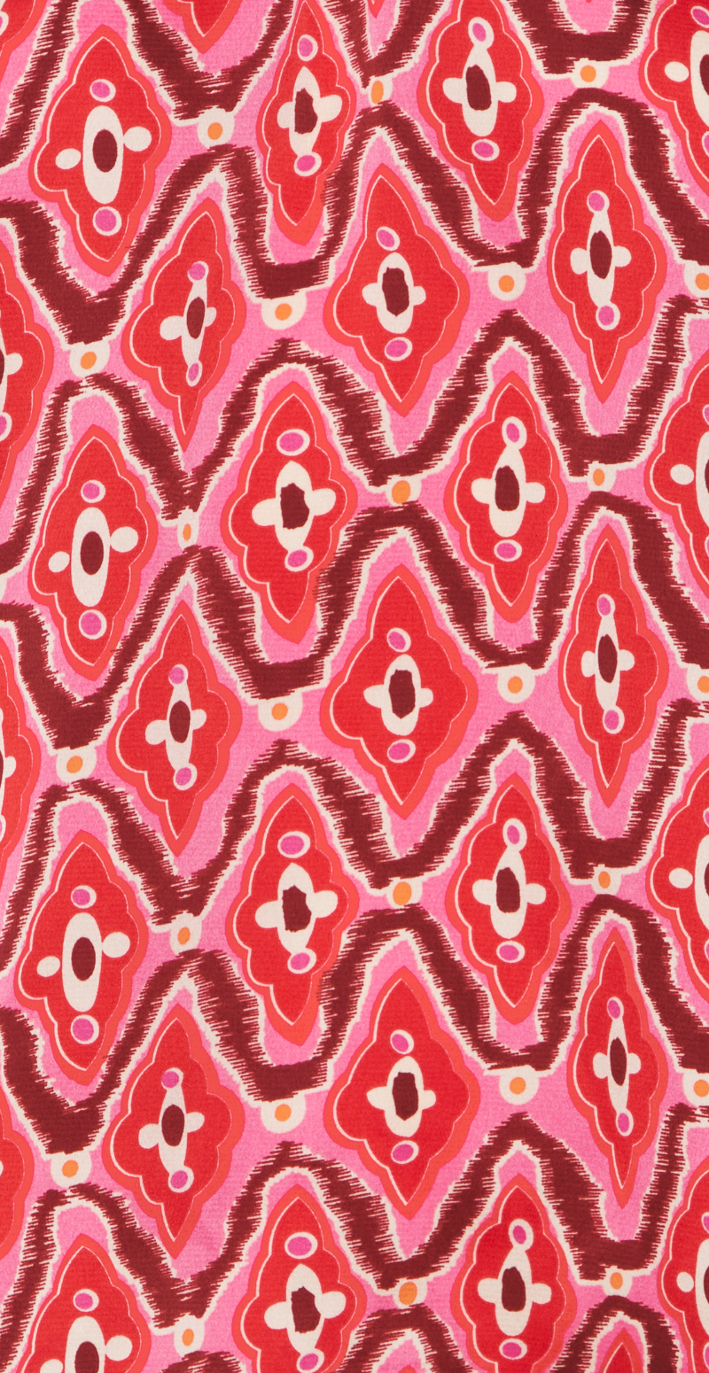 Famda top med mønster goji berry mix