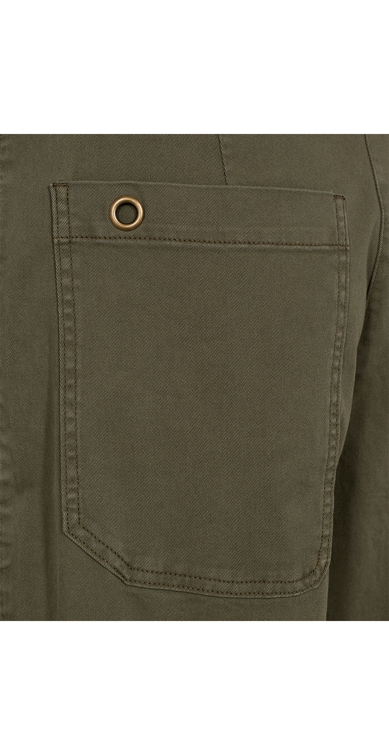 Pachino bukser med bælte deep lichen green