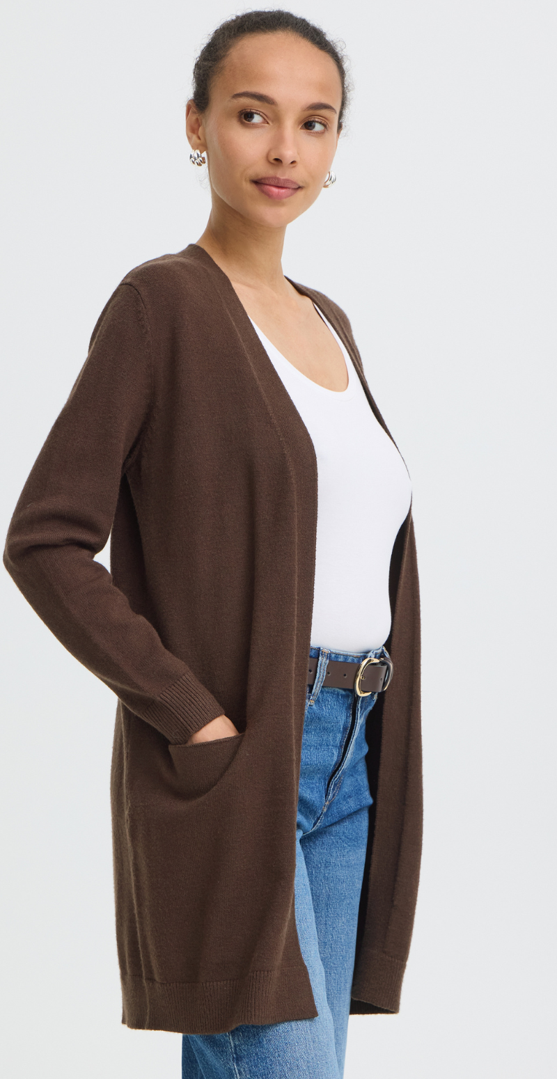 Nonina cardigan i strik java melange B.young