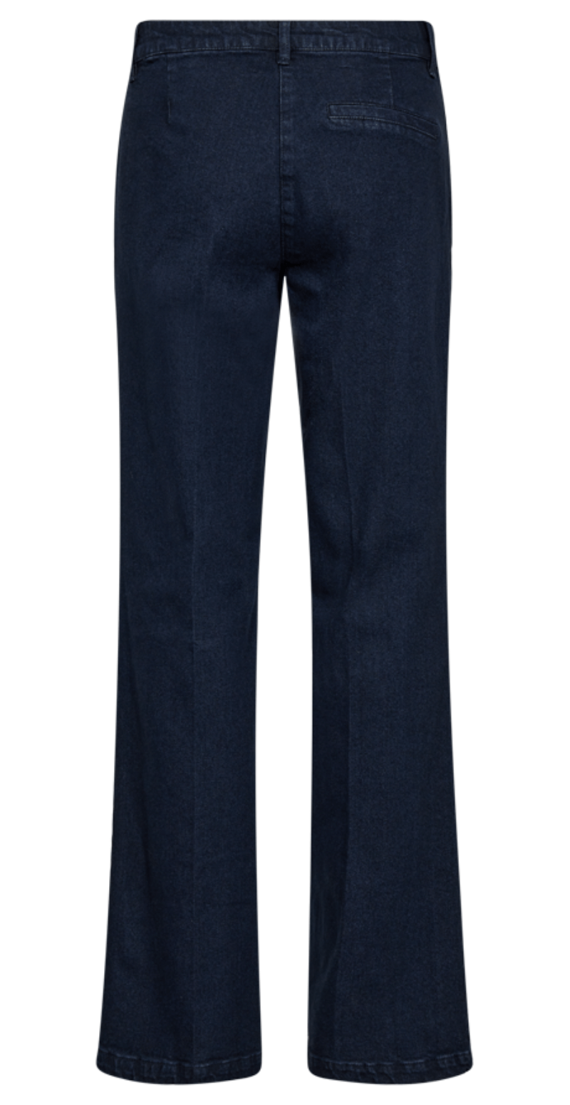 Isodoro denim bukser dark blue denim