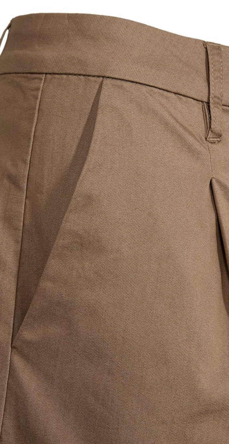 Haye shorts med læg silver mink Freequent
