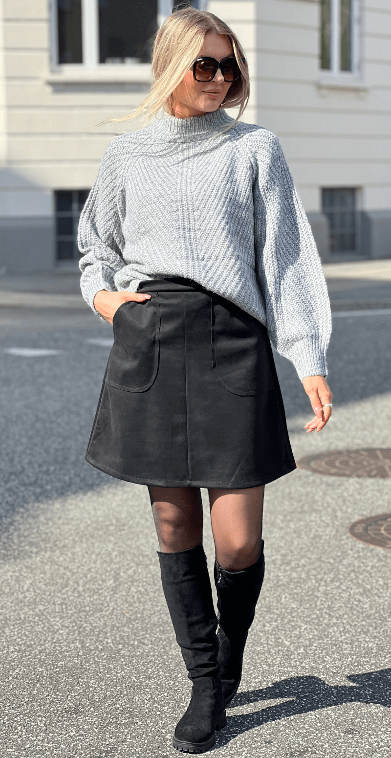 Oksana turtleneck grå