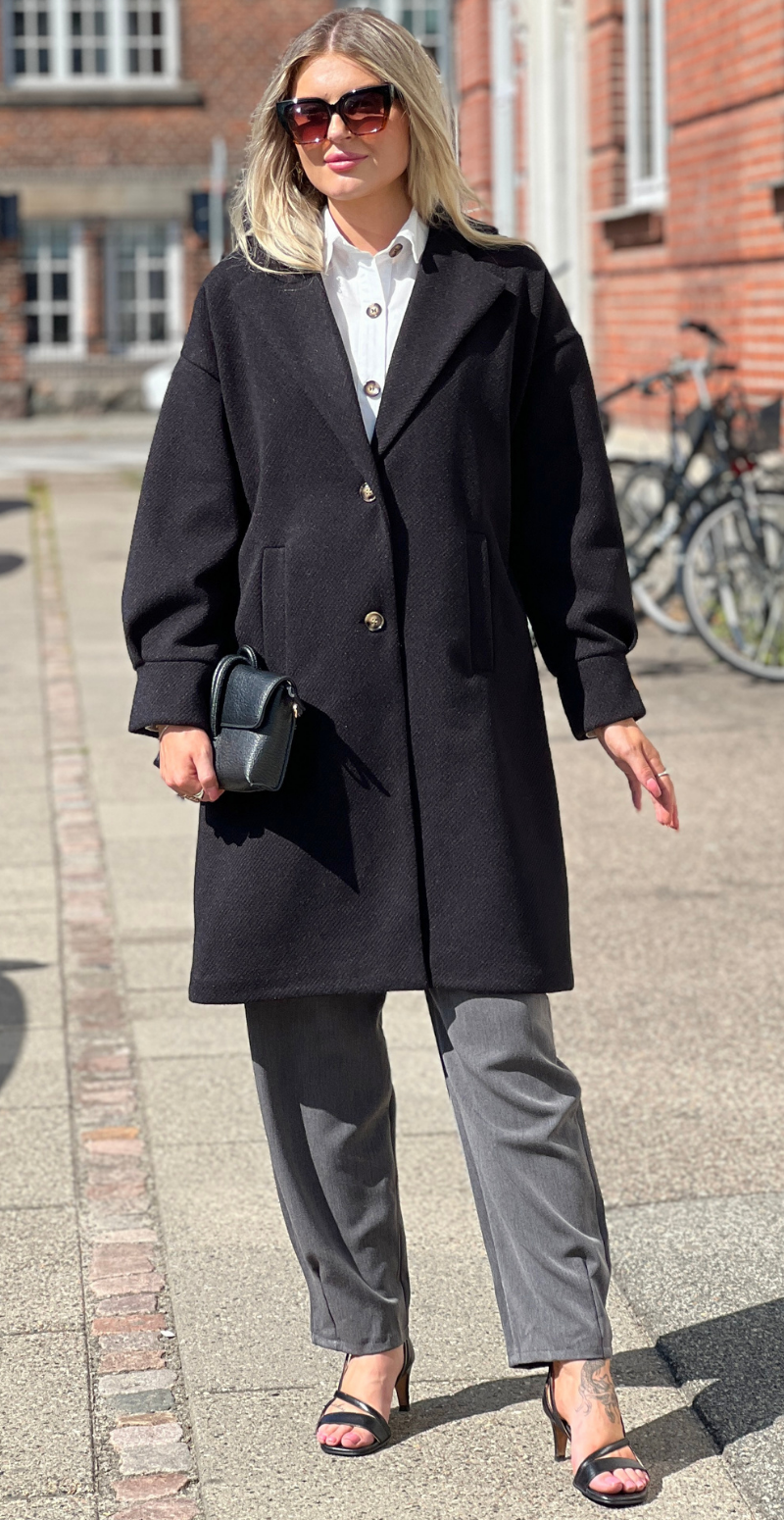 Irma jakke sort Likelondon