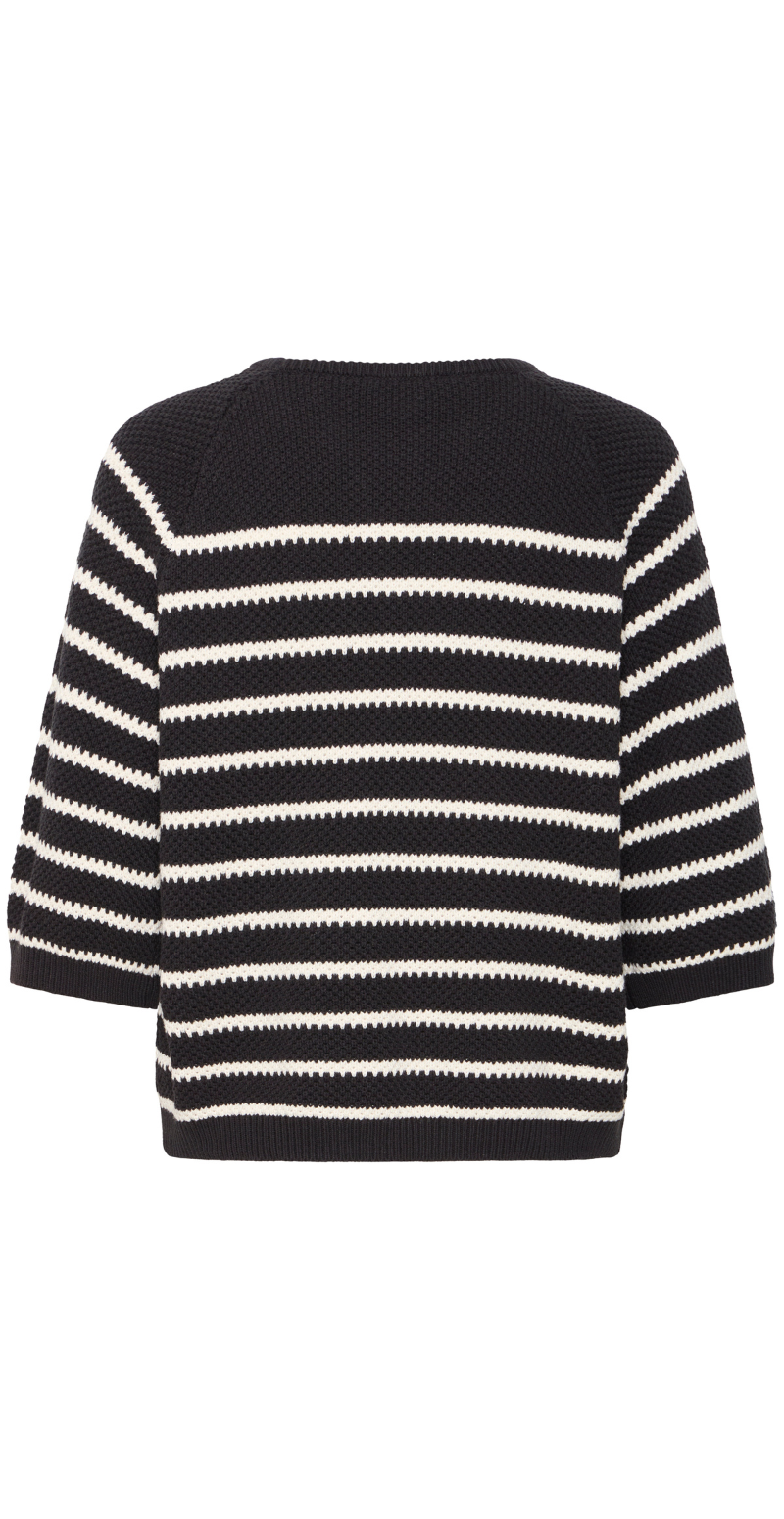 Mikala raglan jumper black mix B.young