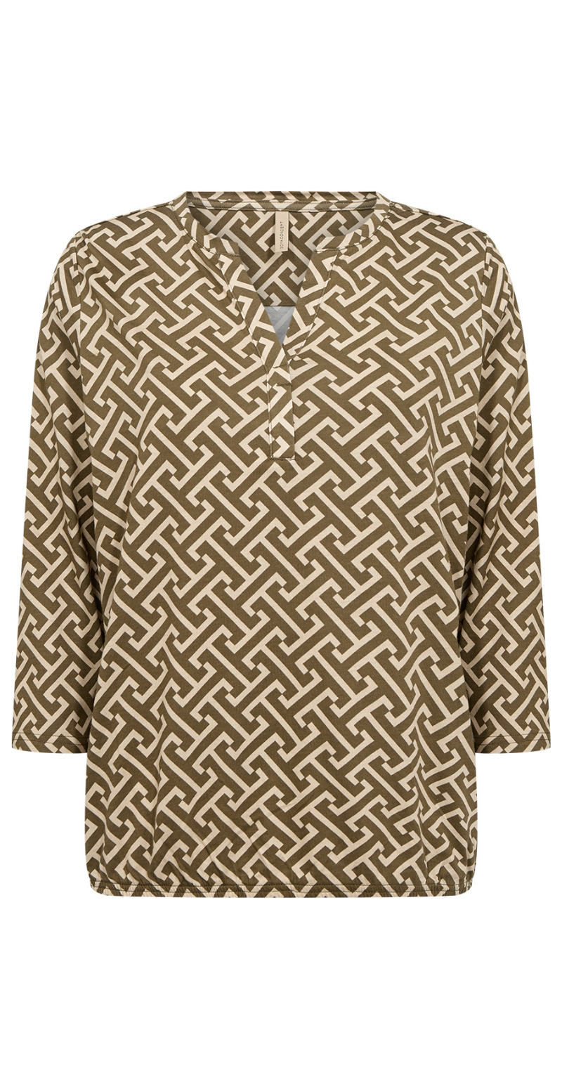 Felicity bluse mørkegrøn