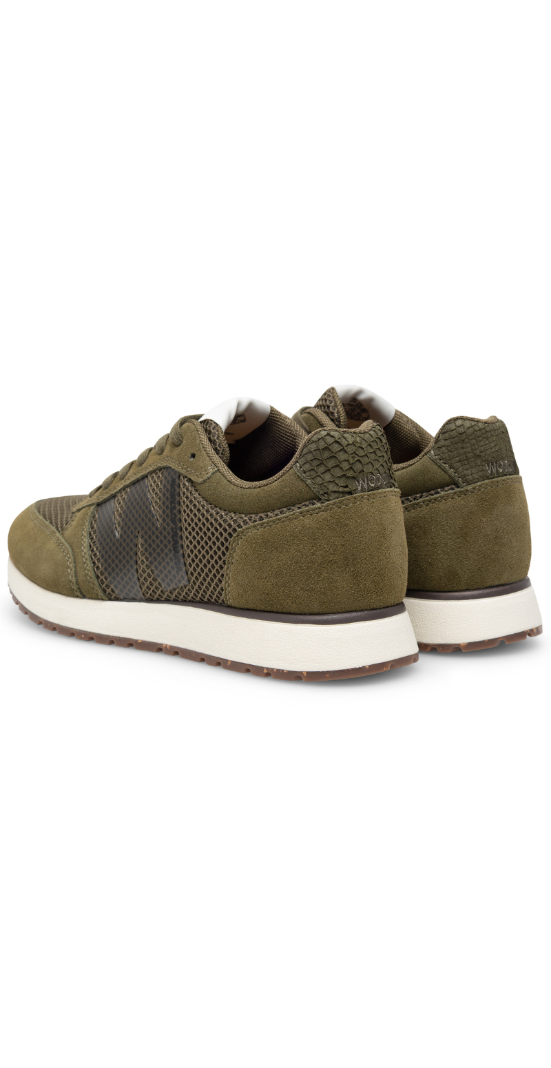 Ronja icon sneakers dark olive Woden