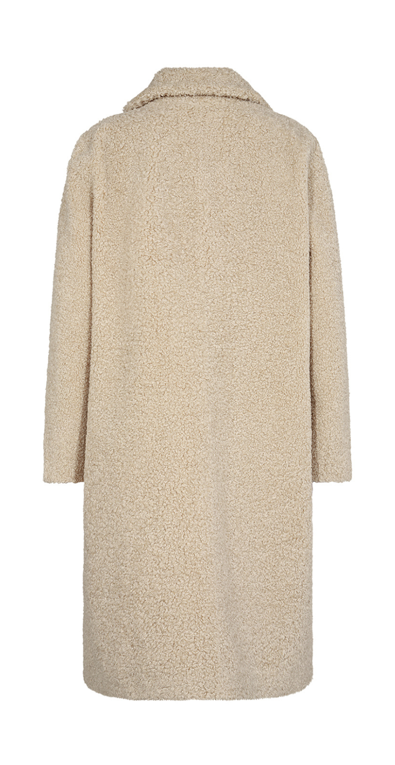 Mukite Teddy-Jakke Sand Soyaconcept
