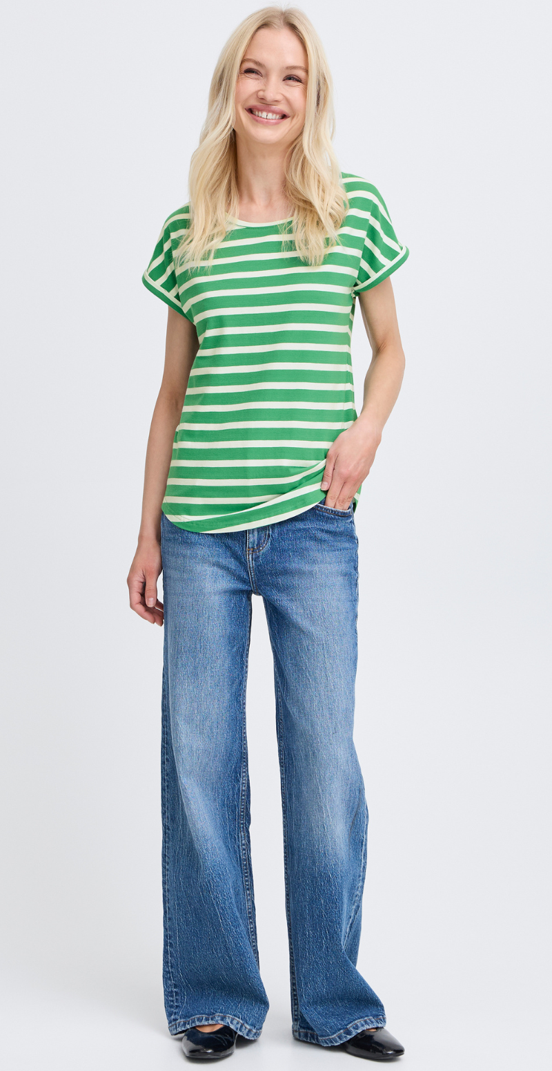 T-shirt med striber leprechaun mix B.young