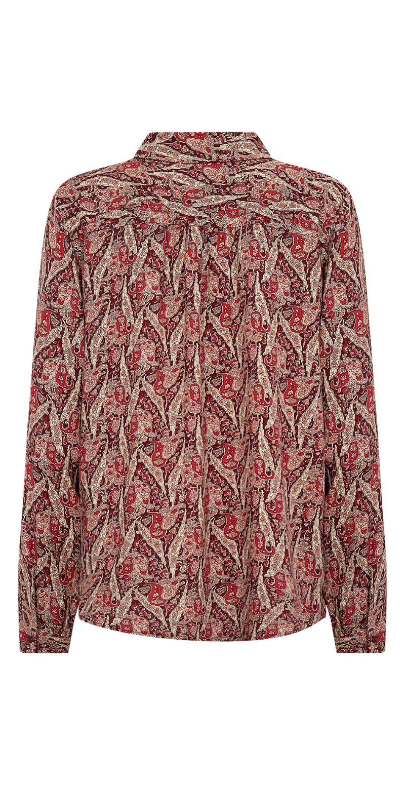 Ilya Bluse Rød Soyaconcept