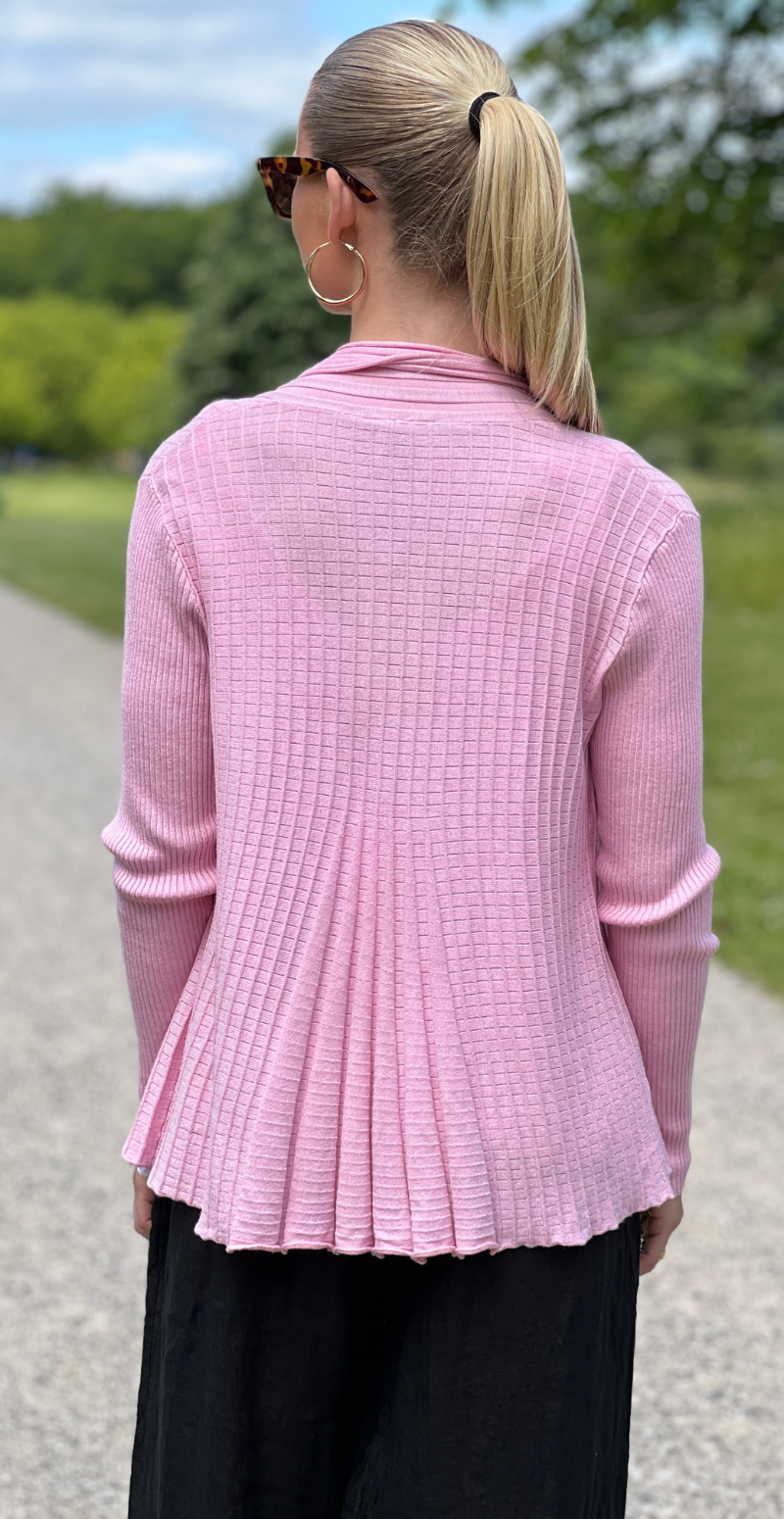 Kort claudisse cardigan lilac sachet melange