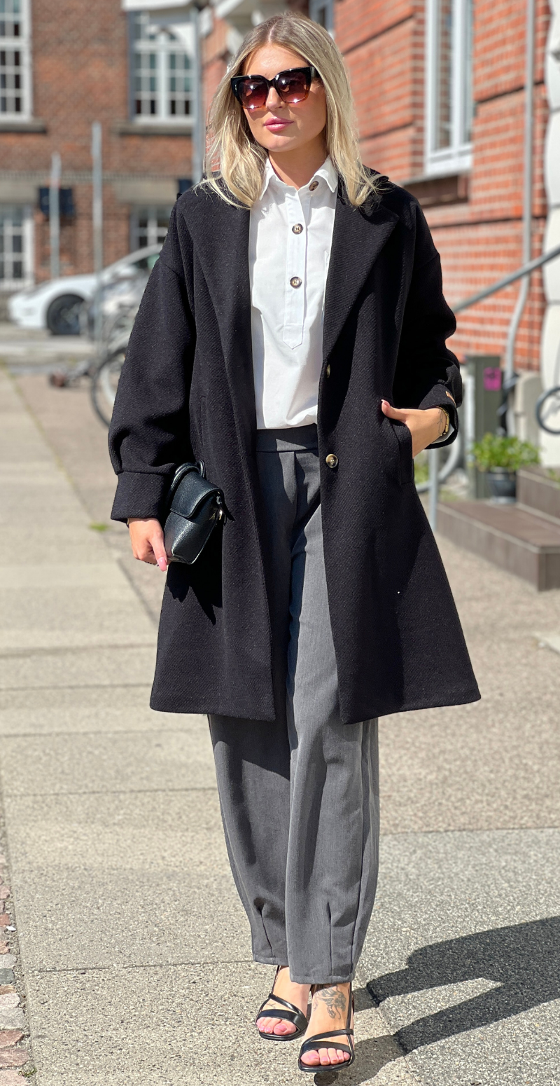 Irma jakke sort Likelondon