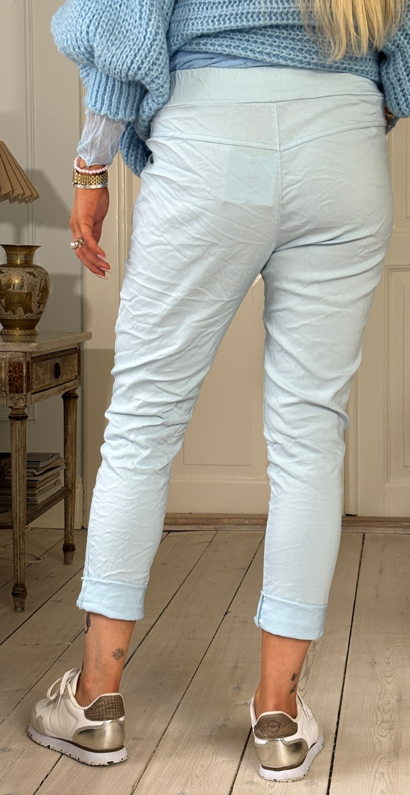 Nora luksus bukser celeste LikeLondon