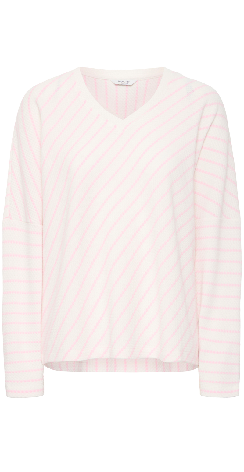 Runi sweatshirt roseate spoonbill melange
