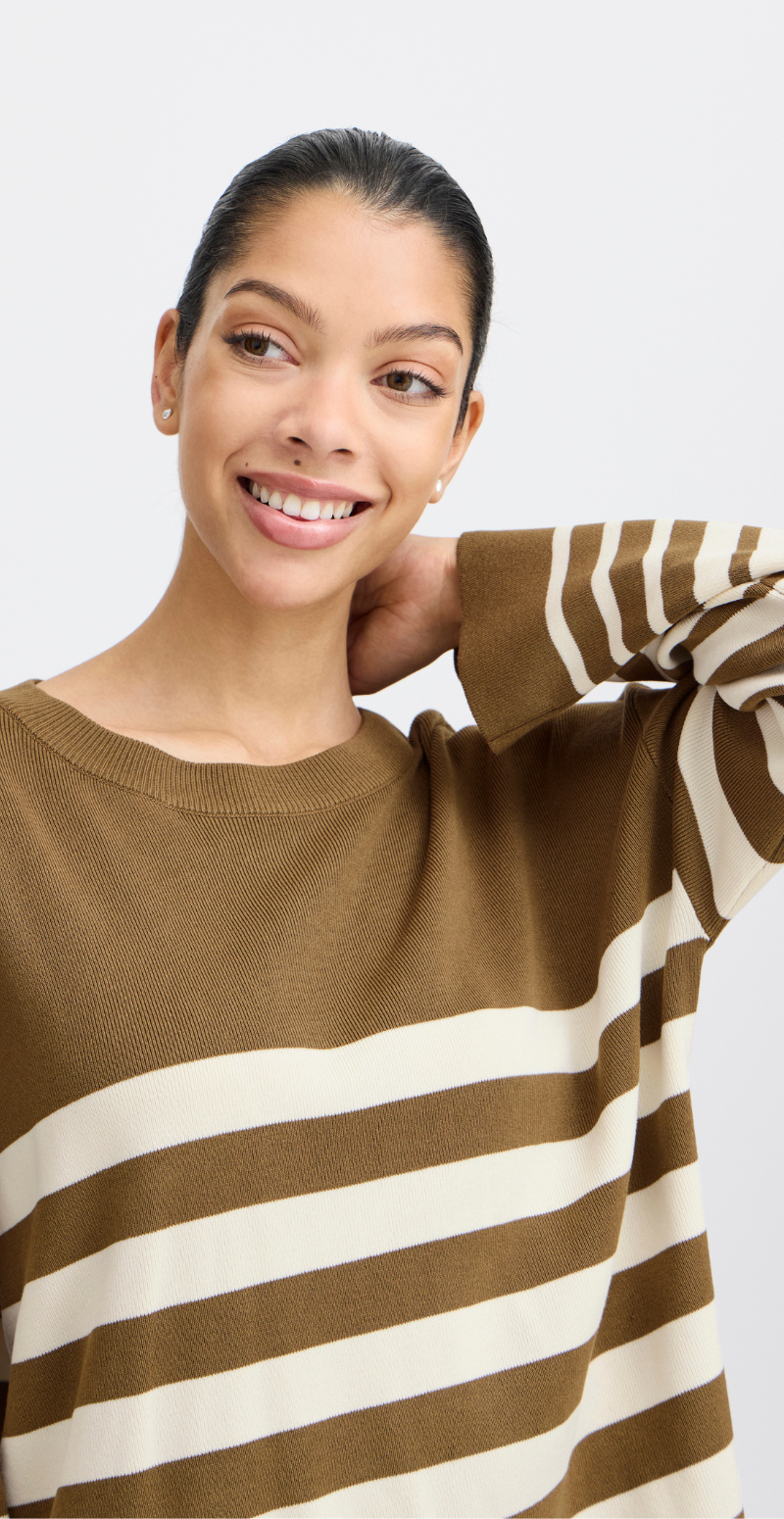 Morla jumper military olive mix