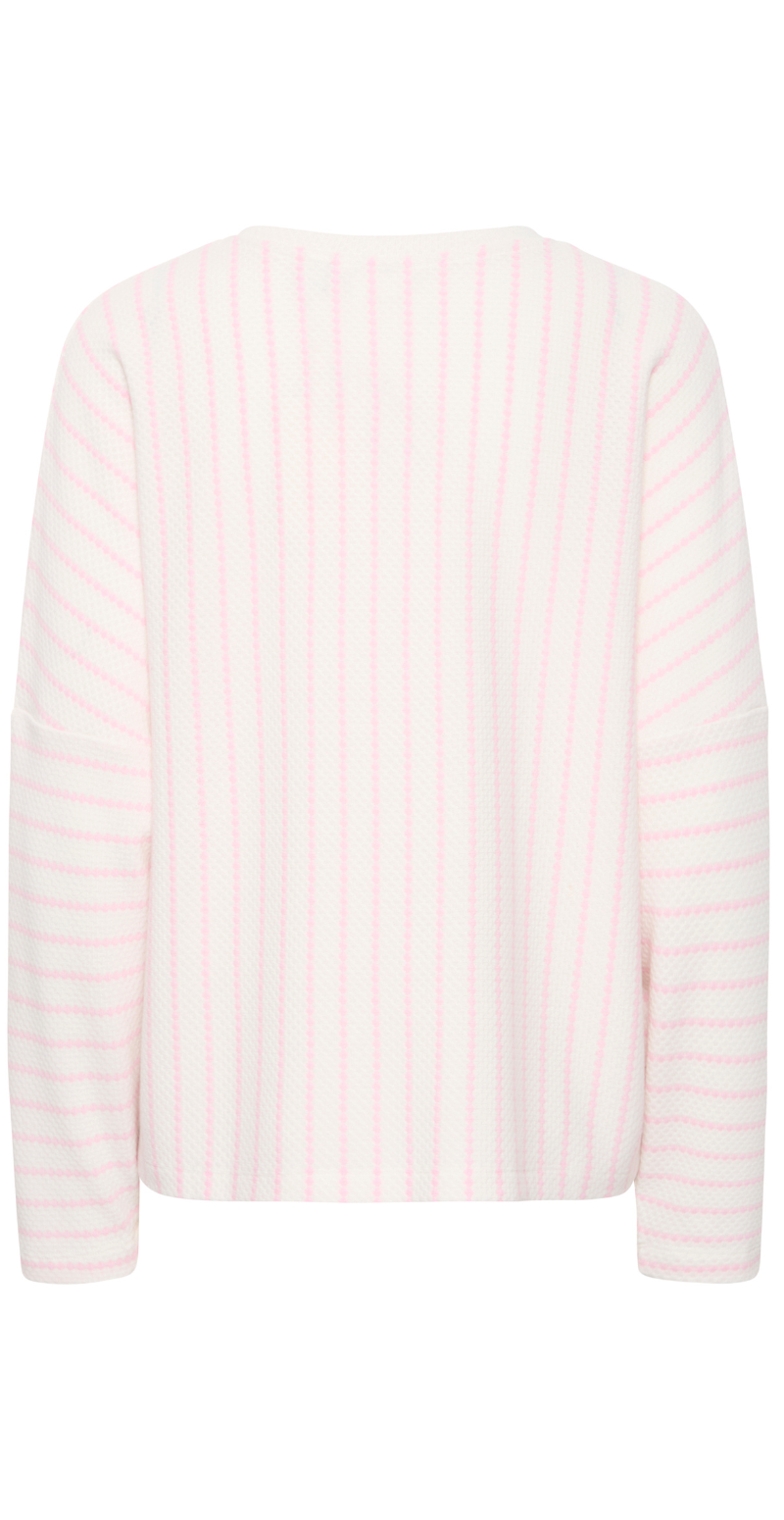 Runi sweatshirt roseate spoonbill melange