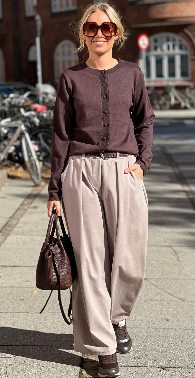 Morla Lurex cardigan java melange B.Young