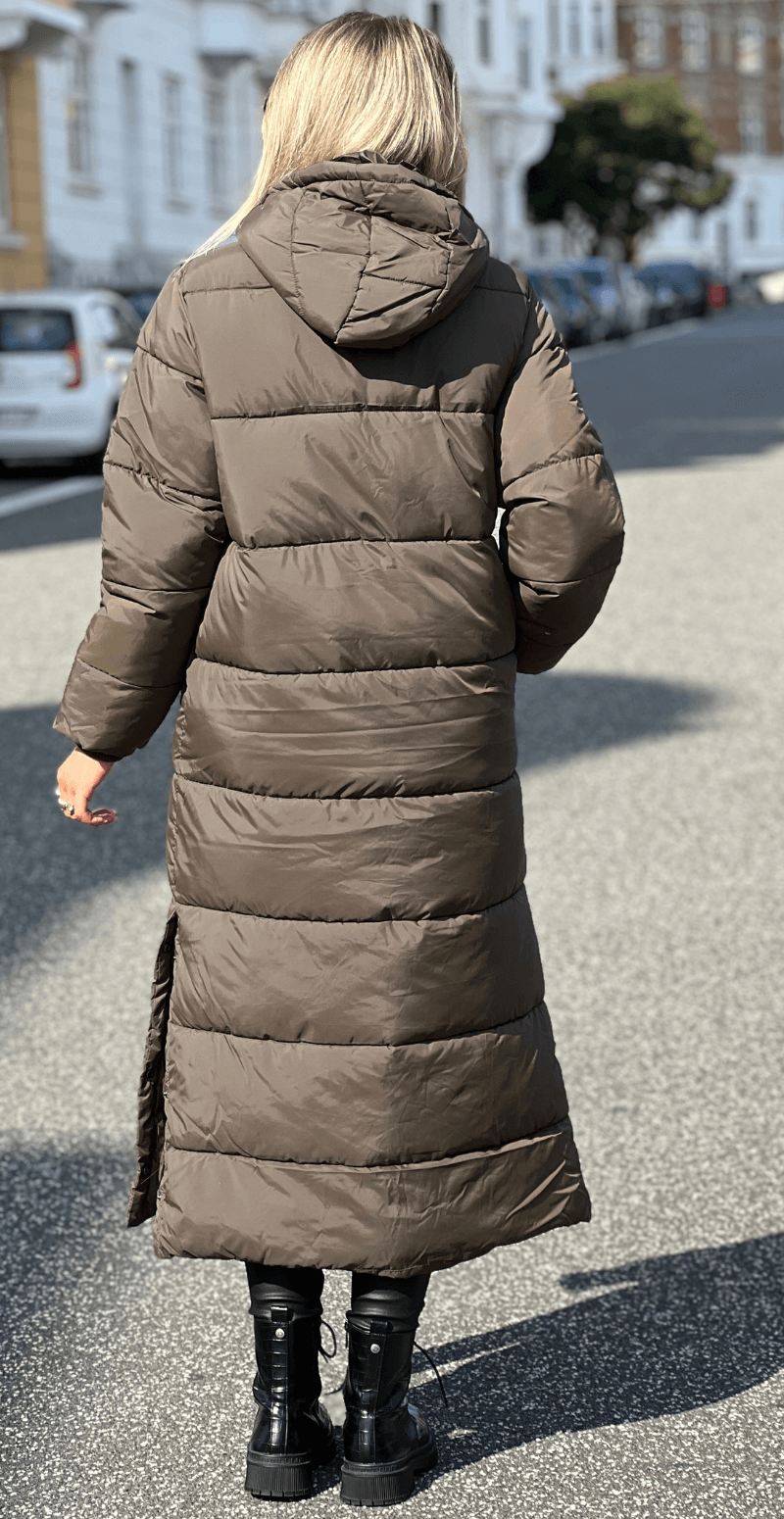 Liva frakke med hætte forest LikeLondon