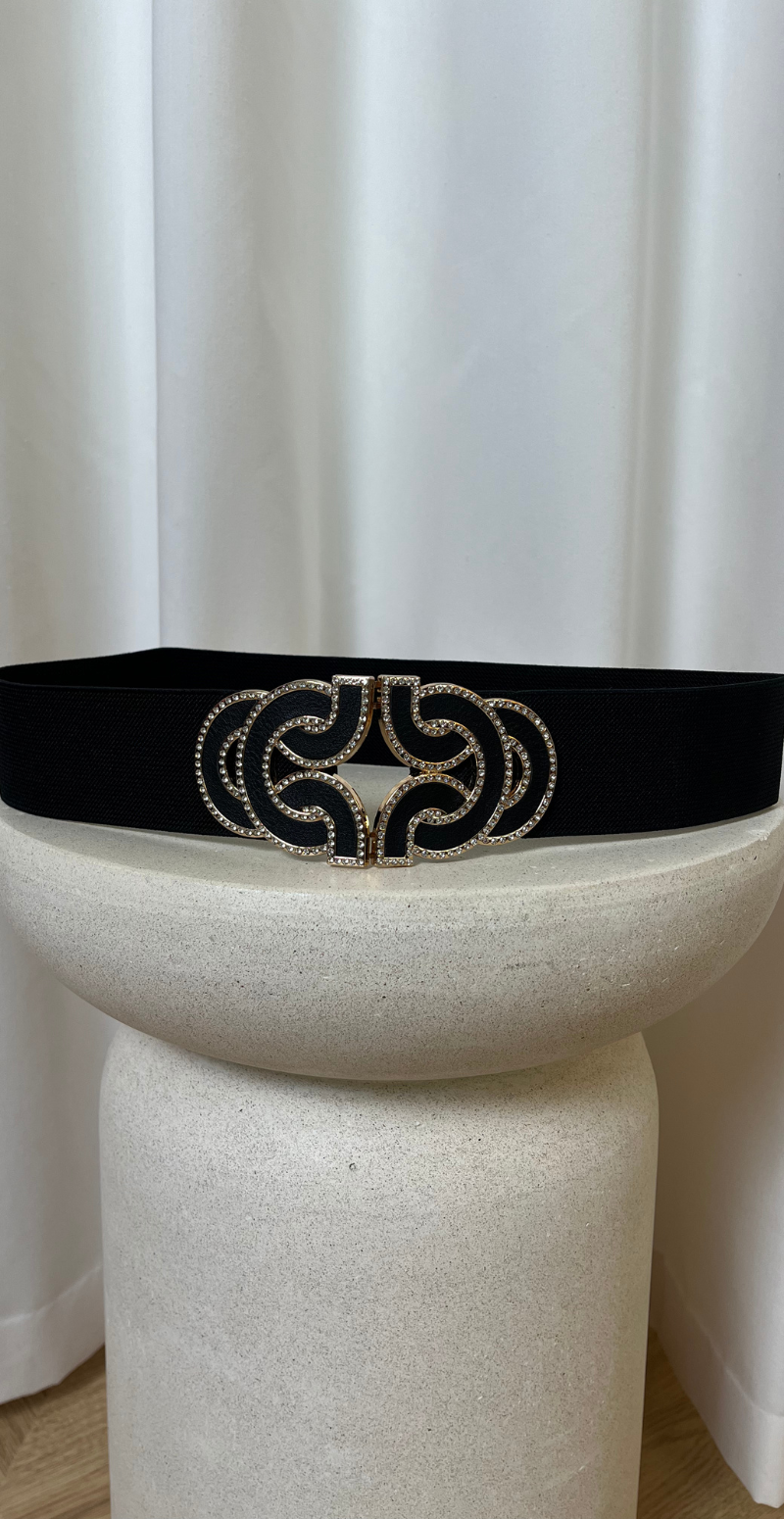 Elastikbælte med similistenspænde LikeLondon