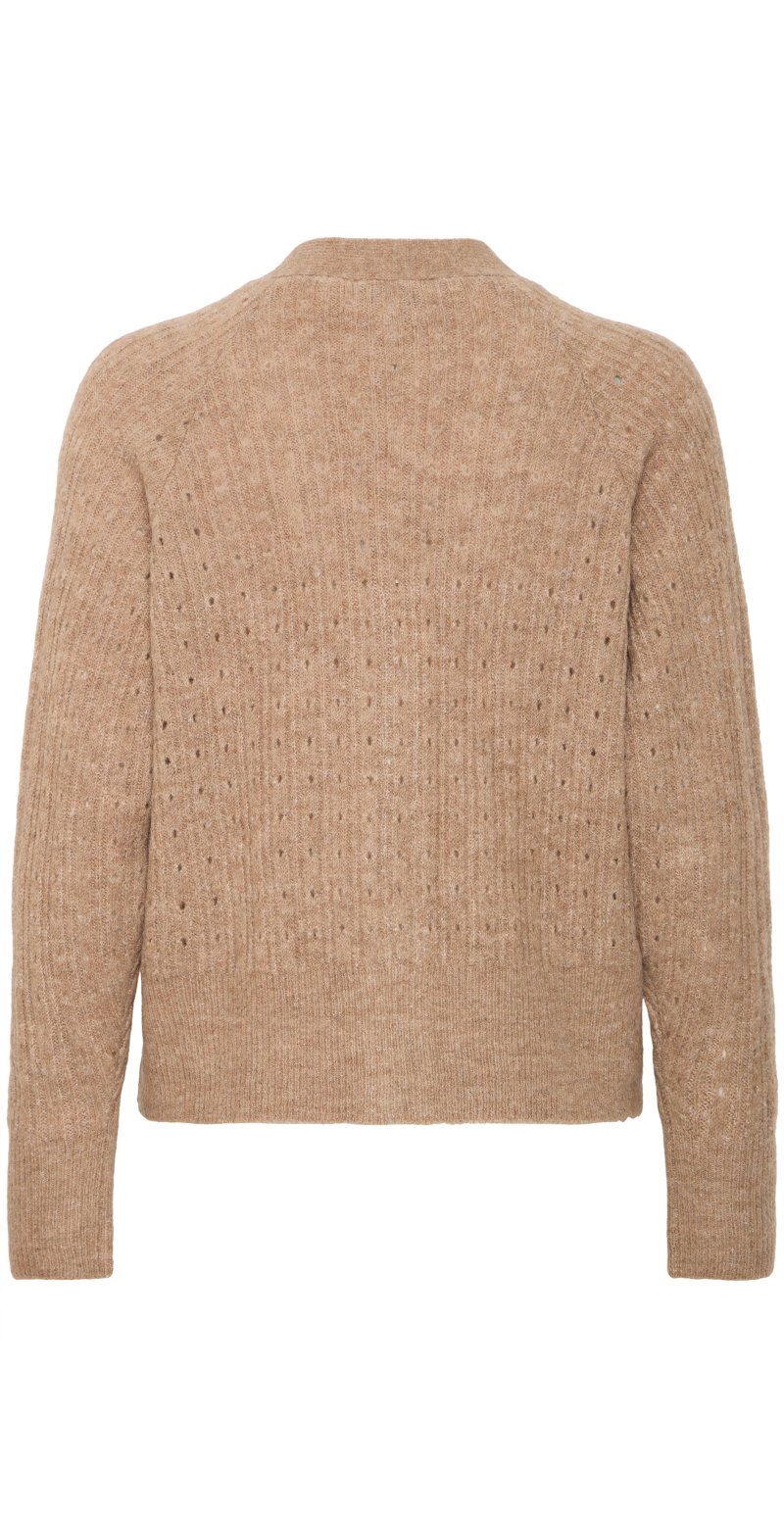 Monna cardigan walnut melange