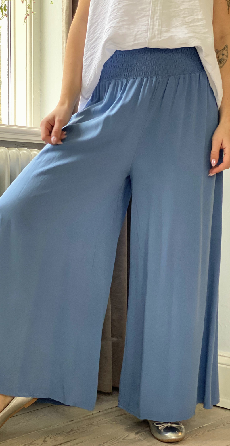 Peggy bukser med brede ben og smock jeans LikeLondon