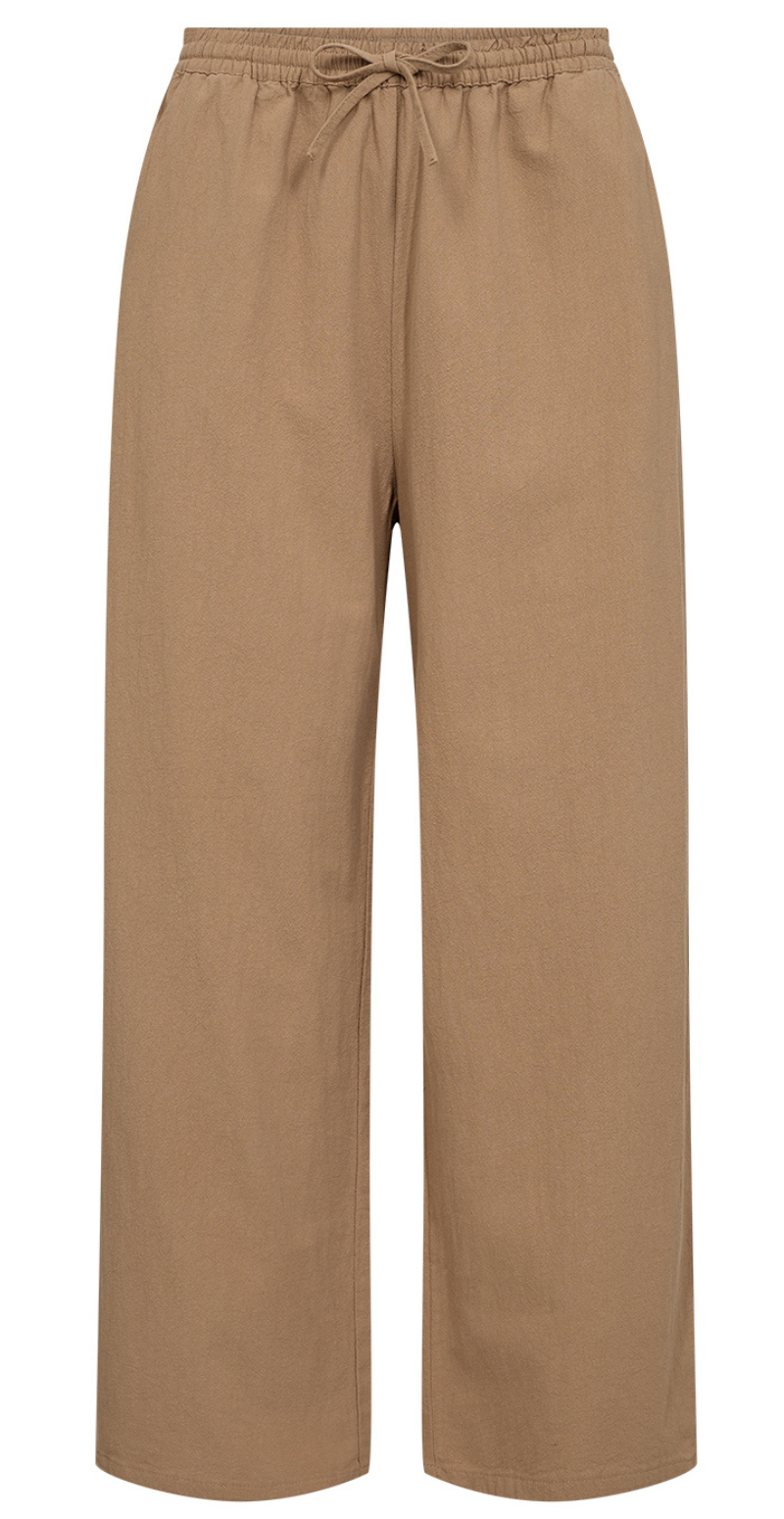 Sally buks med lige ben og lommer desert brown Likelondon