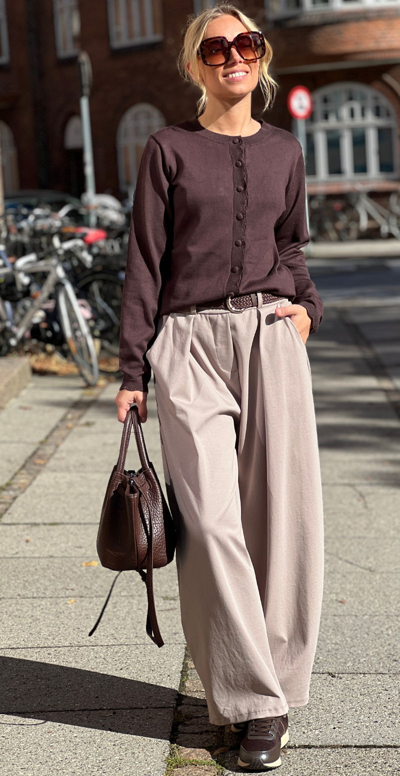 Morla Lurex cardigan java melange B.Young