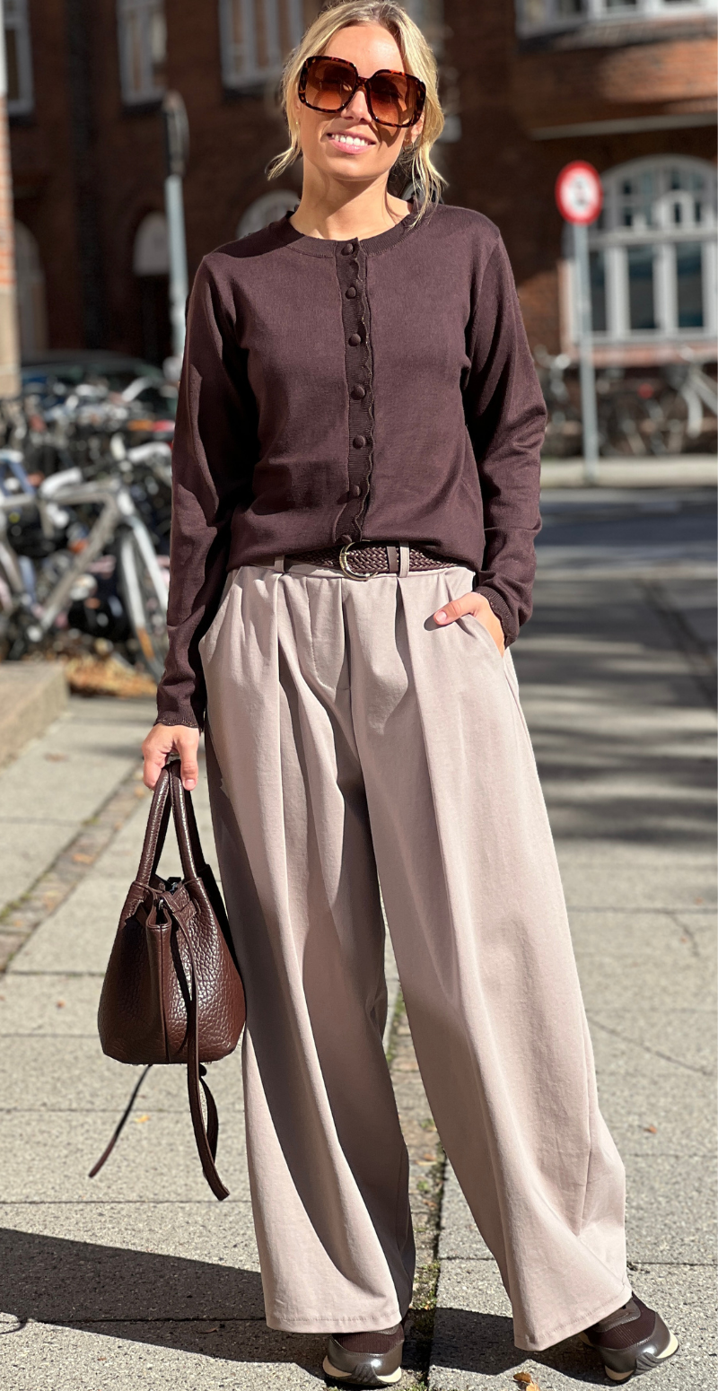 Morla Lurex cardigan java melange B.Young