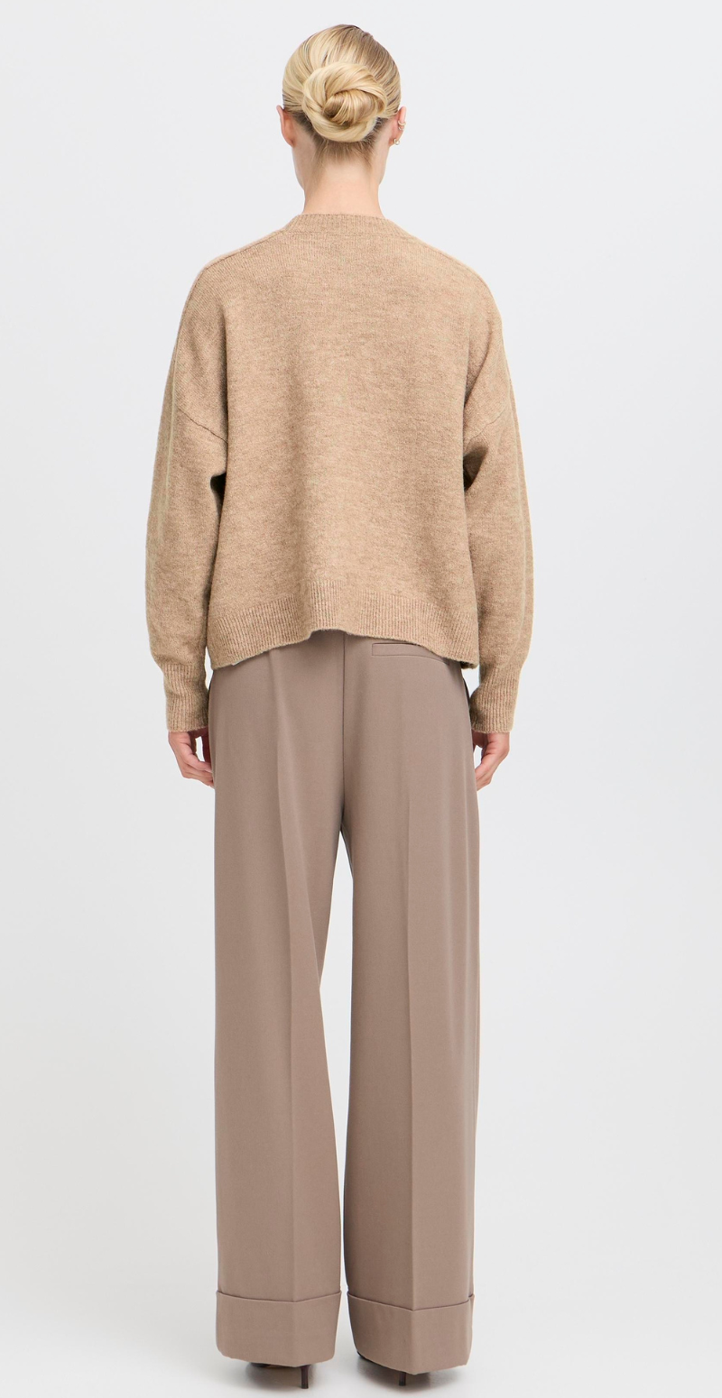 Monna jumper walnut melange