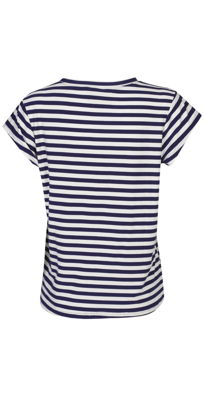 Alma t-shirt blue creme stripe Liberté