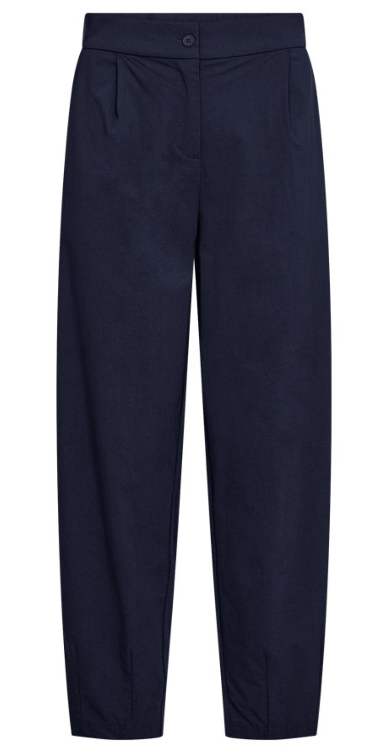 Hamy barrelbukser med læg navy blazer Freequent