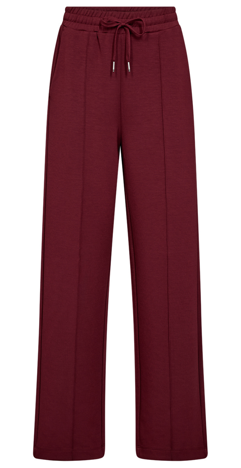 Julia bukser med lommer bordeaux