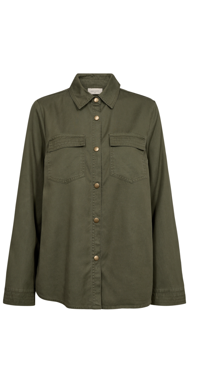 Lulina skjorte deep lichen green