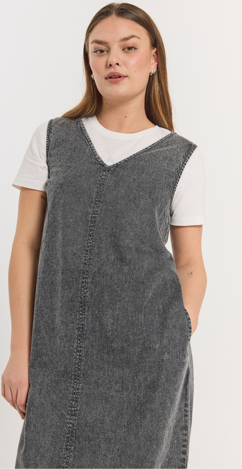 Lisea denim kjole vintage grey denim