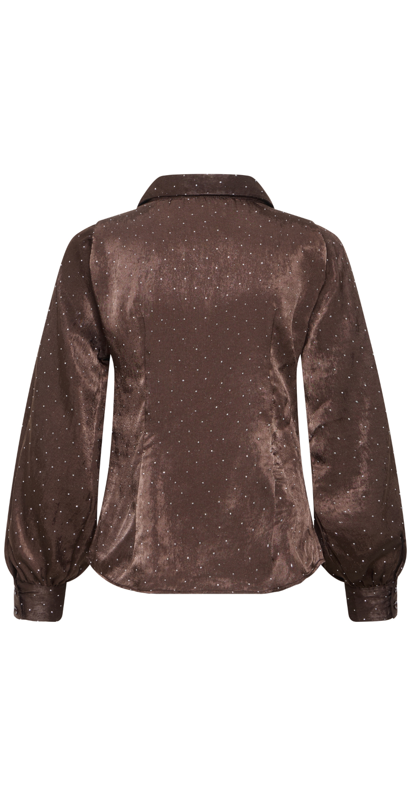 Halle bluse med similisten java B.young