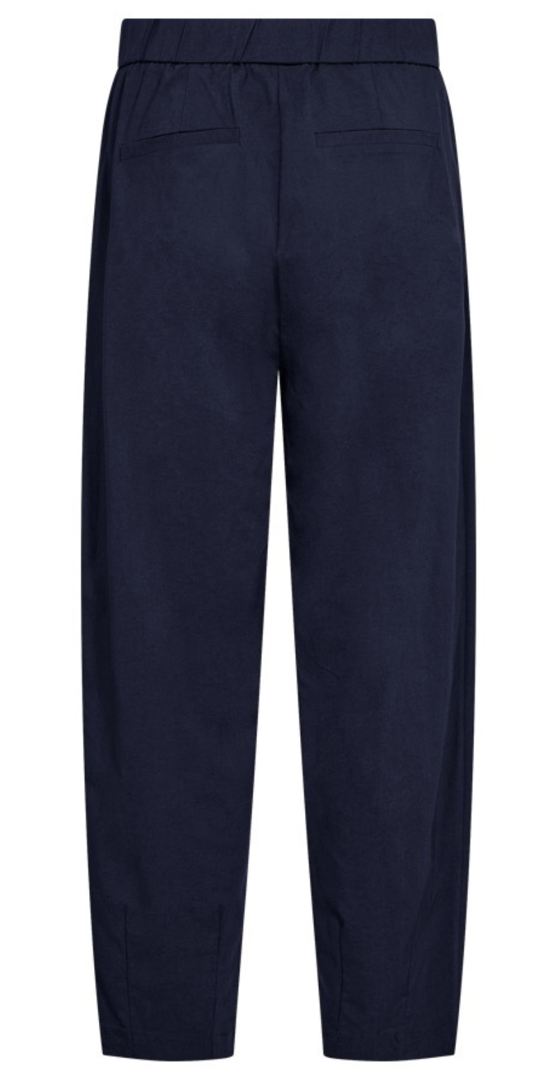 Hamy barrelbukser med læg navy blazer Freequent