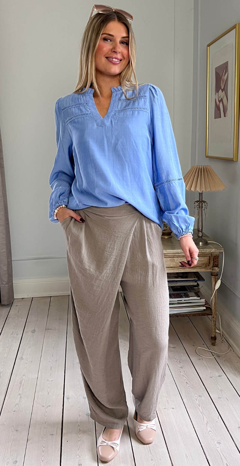 Antina bluse vista blue Freequent
