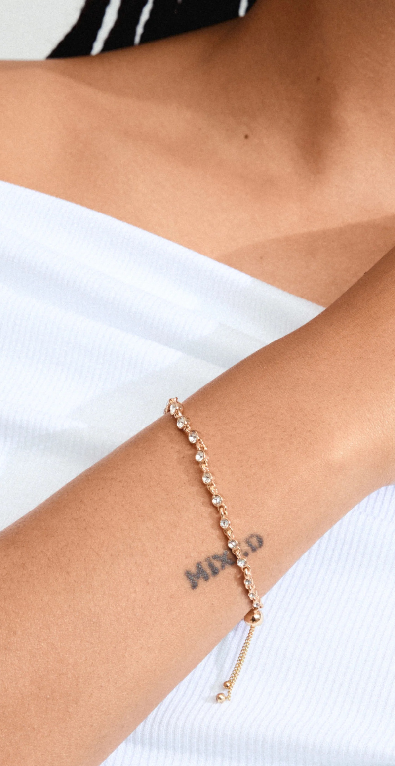 Imogene armbånd guldbelagt Pilgrim