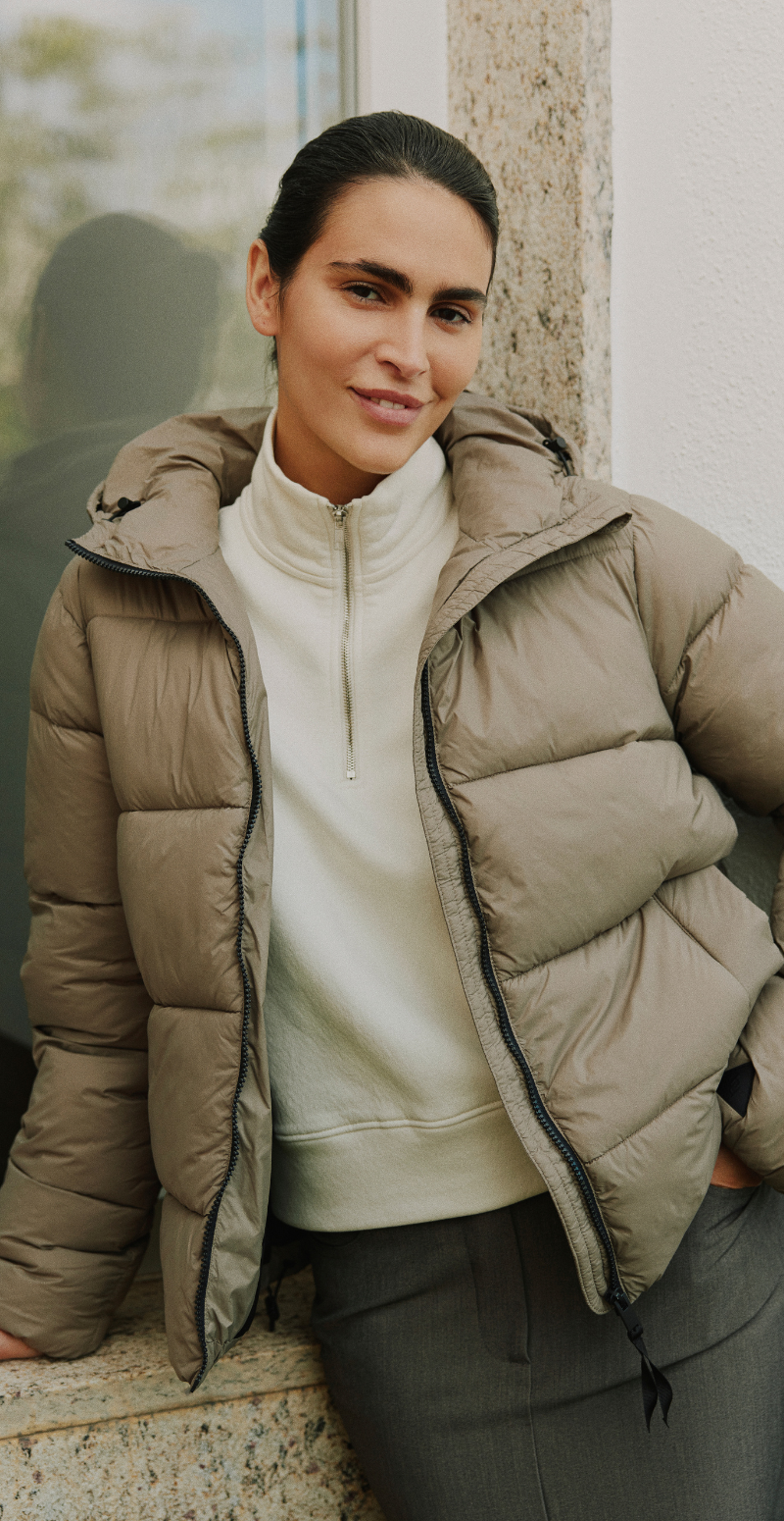 Bomina jakke walnut