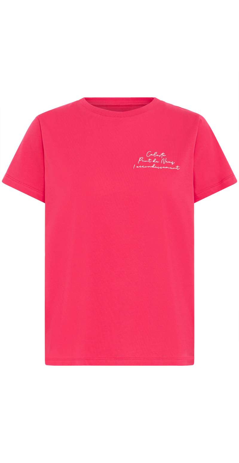 Seleste bluse med rund hals og tekst love potion B.young