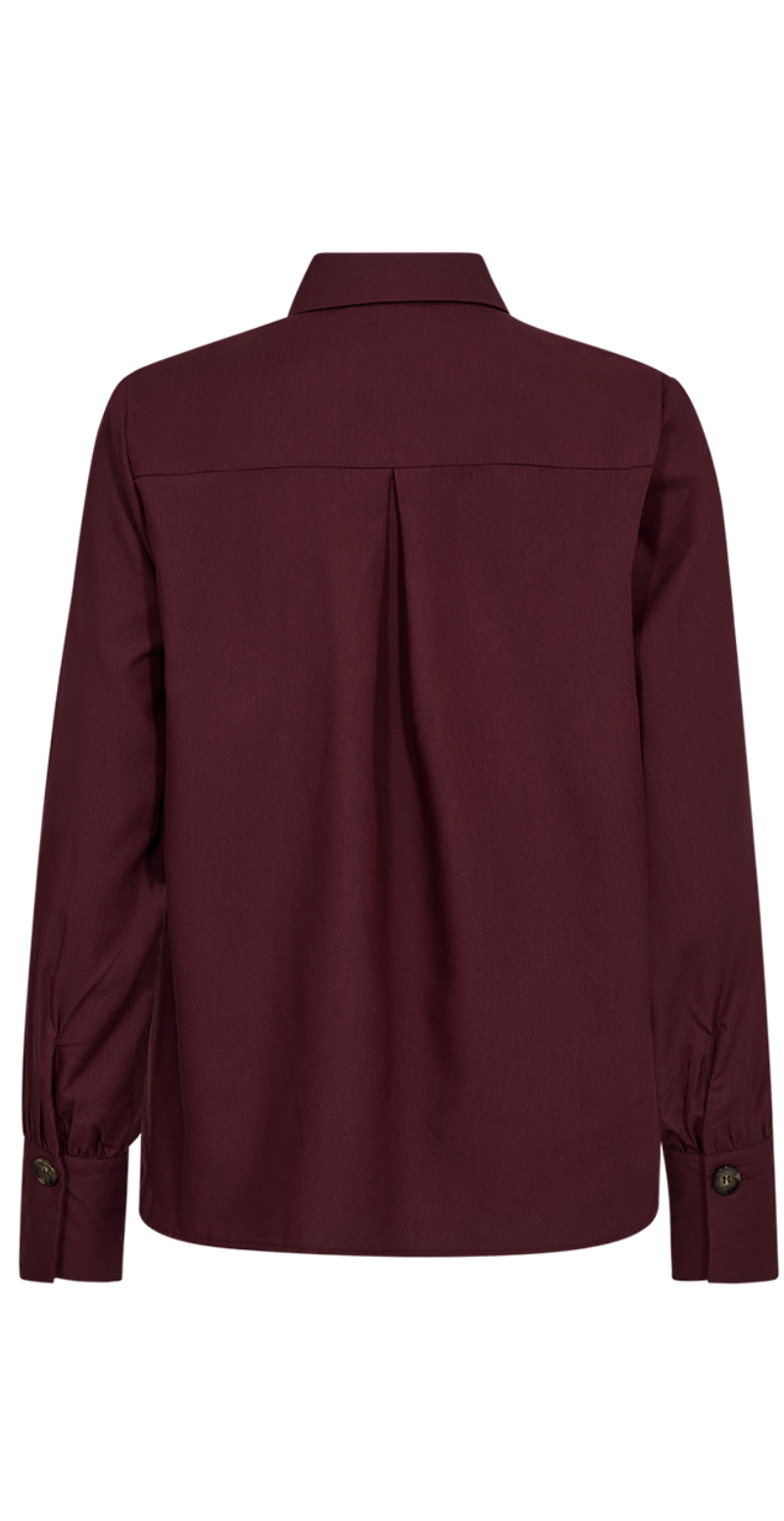 Flynn skjorte med stolpelukning port royale