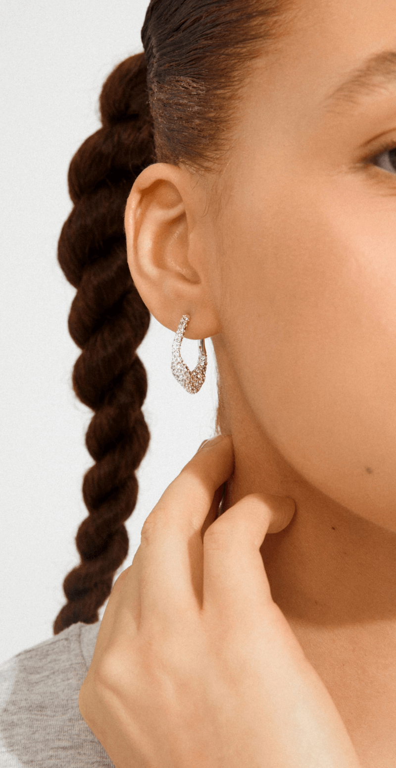 Fenix øreringe sølvbelagt